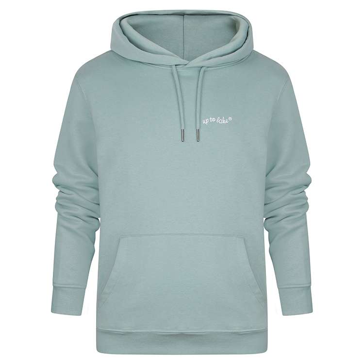 Unisex-Kapuzensweatshirt mit Leo Design auf dem Rücken