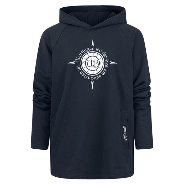 Oversize Sweatshirt mit "Überlinger Kompass" "Überlingen wo der See am schönsten ist"