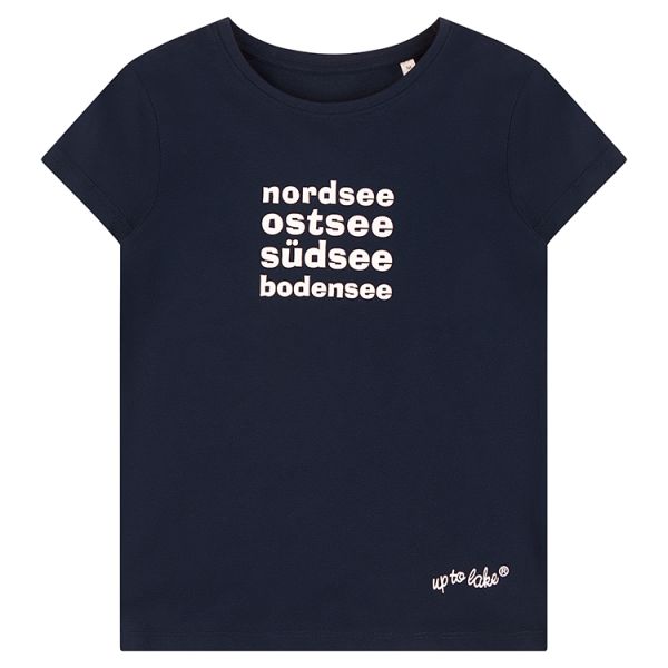 Bio-T-Shirt mit coolem "Nordsee, Ostsee, Südsee, Bodensee" Print