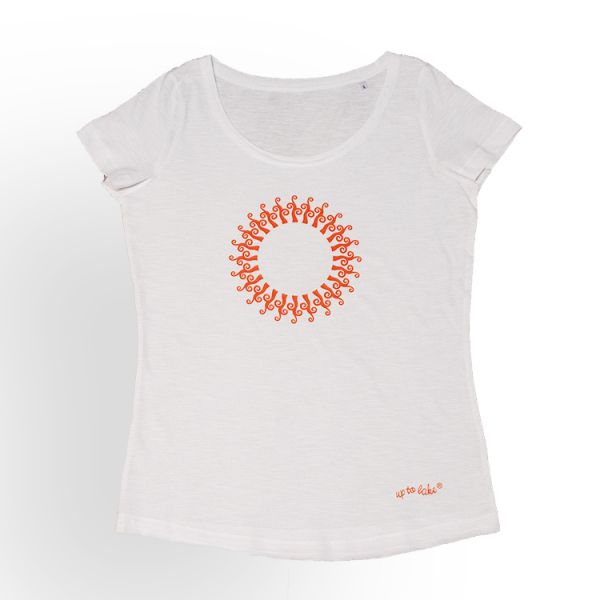 Oversize T-Shirt mit sommerlichem "Sonnen" Design
